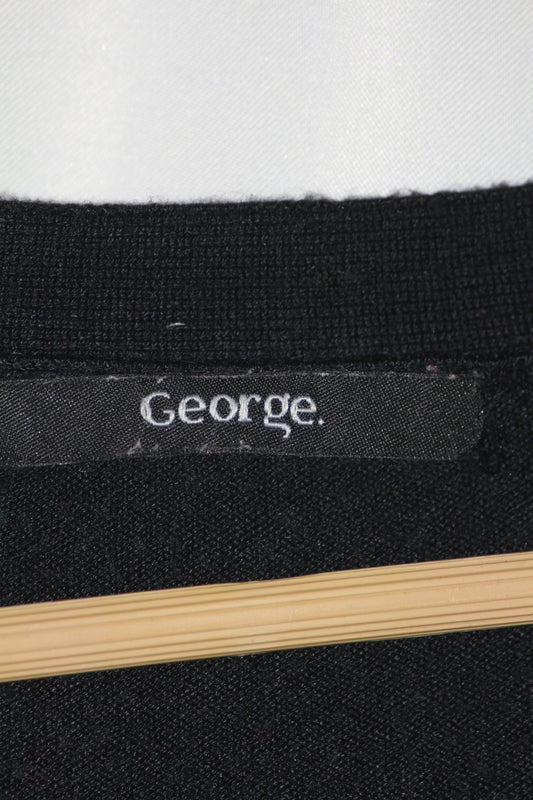 George Black Button-Down Sweater (Medium)