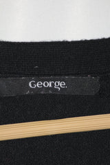 George Black Button-Down Sweater (Medium)
