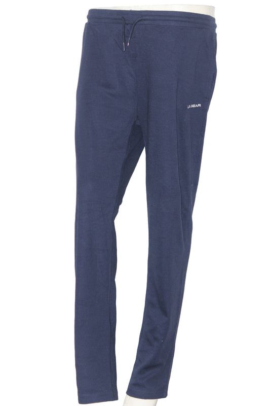 Lagear Navy Blue Cotton-Blend Trouser – Medium