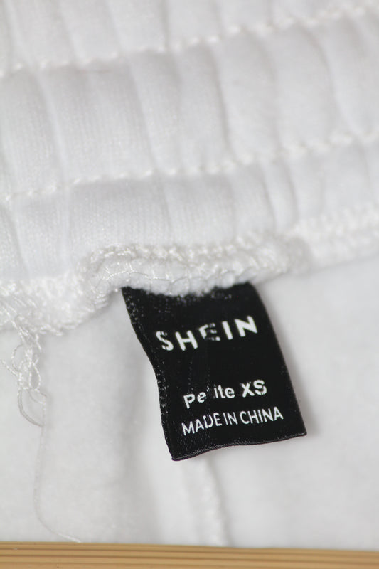 Shein White Stretch Trouser – Small