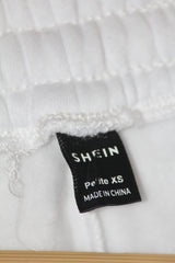 Shein White Stretch Trouser – Small