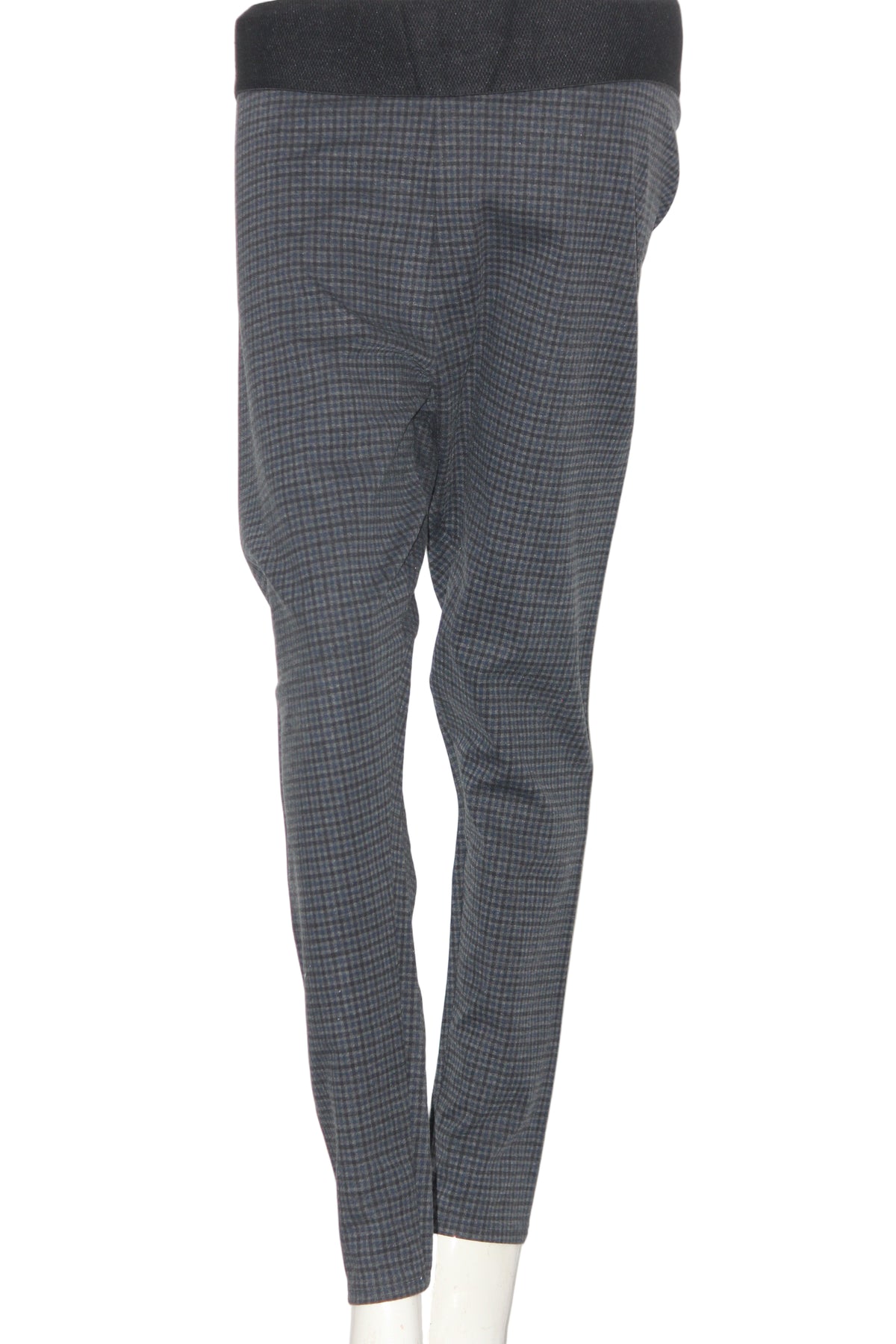M&S Black & Green Check Trouser (Medium)