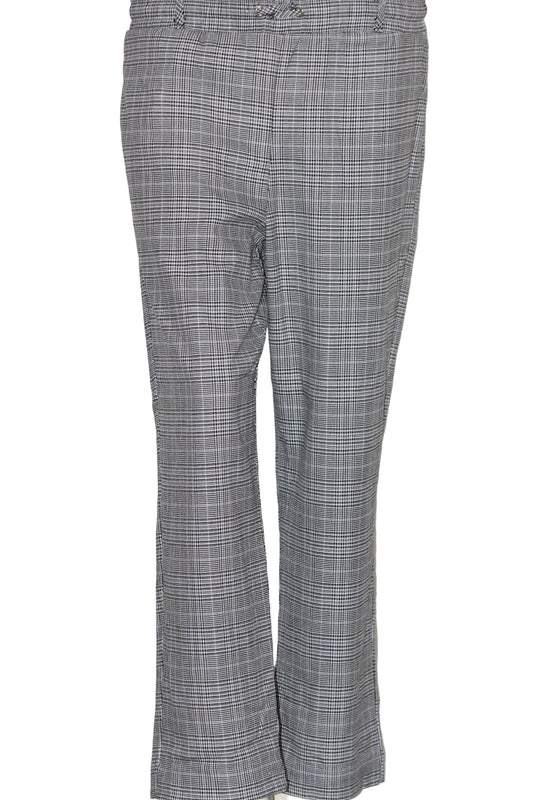 Next White & Black Check Trouser – Medium