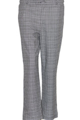 Next White & Black Check Trouser – Medium
