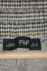 F&F White & Yellow Polka Dot Pant – Medium