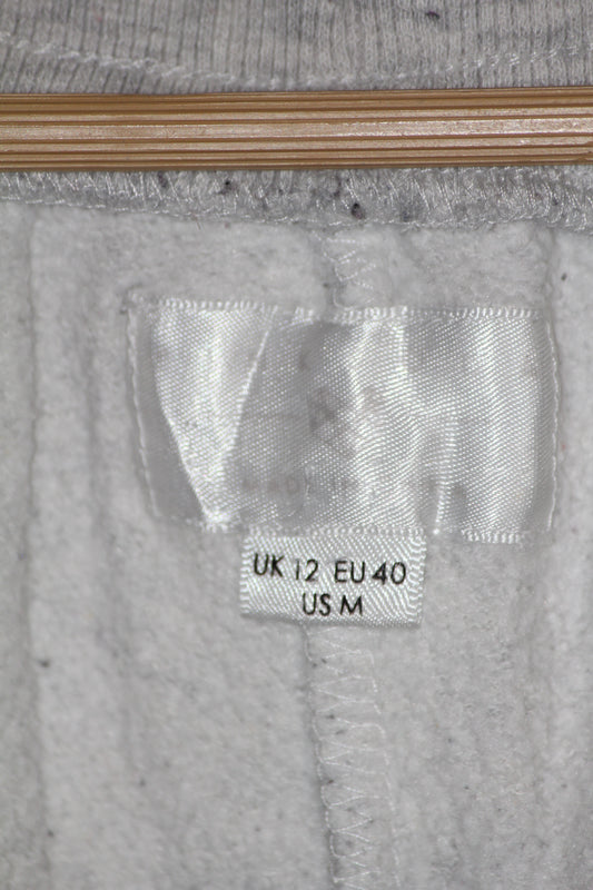 Pink Soda White Cotton Trouser – Medium