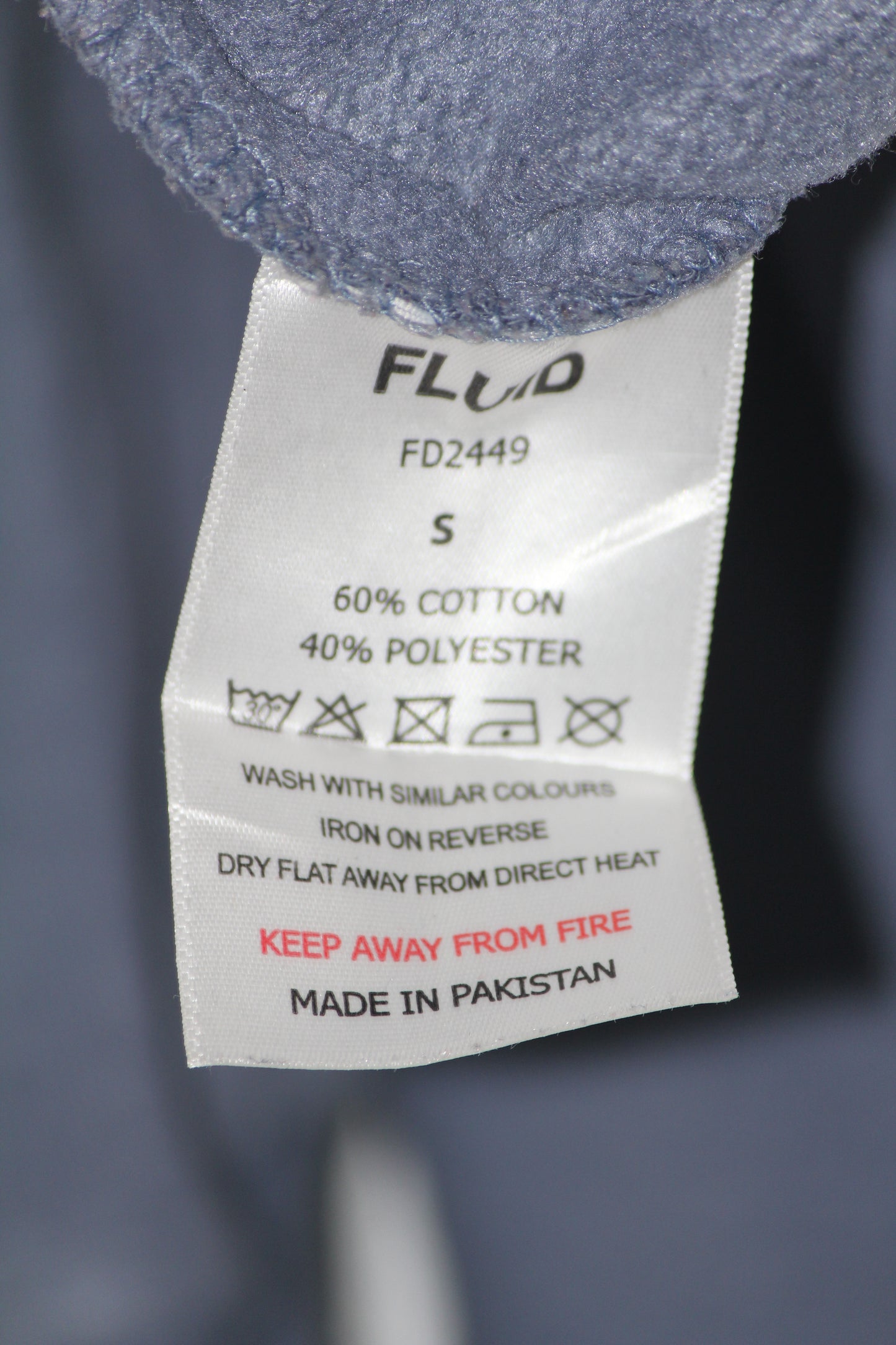 Fluid Blue Cotton Trouser – Small