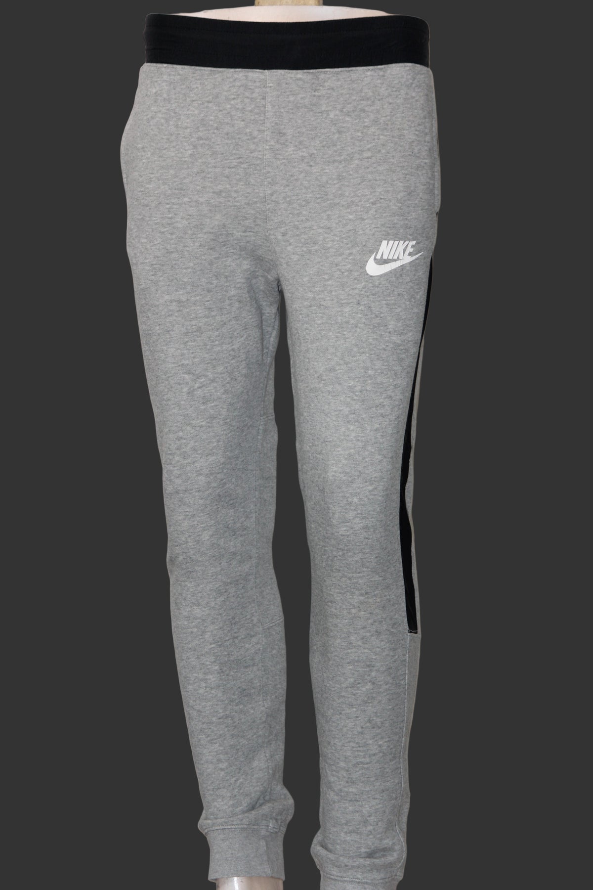 Nike Grey Cotton Trouser – Large