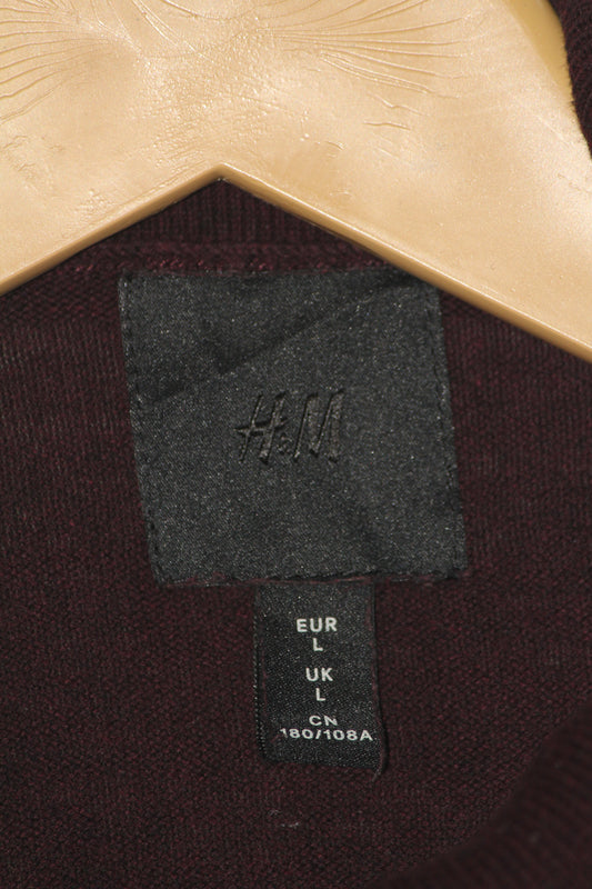 H&M Maroon Cotton Hi-Neck (Men’s Large)