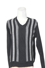 Vintage Black Striped Sweater