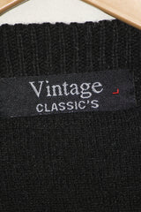 Vintage Black Striped Sweater