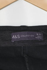 M&S Black Tailored Pant – Medium