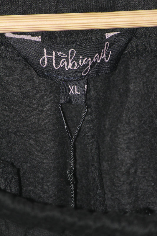 Habigali Black Cotton Trouser (Women) – Large