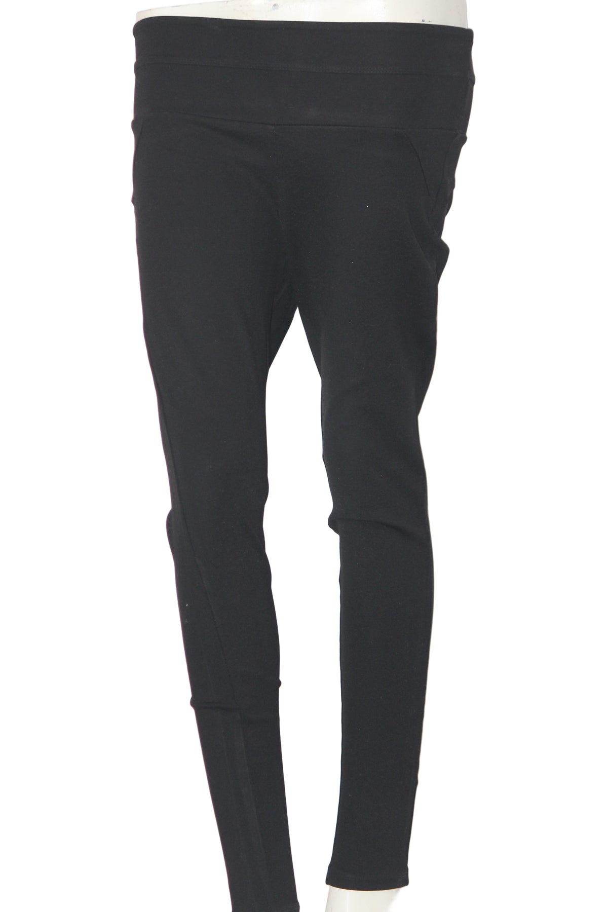 F&F Black Viscose Trouser – Stretchy Everyday Fit (Small)