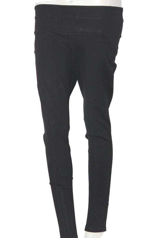F&F Black Viscose Trouser – Stretchy Everyday Fit (Small)