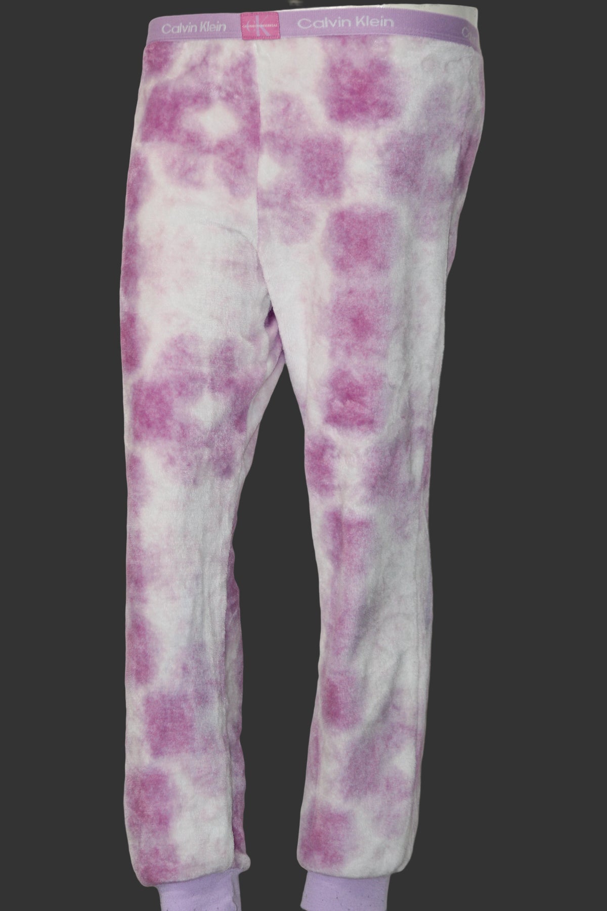 Calvin Klein Pink & White Warm Tights – Elegant Softwear (Small)