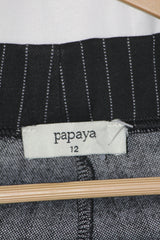 Papaya Black Striped Trouser (Small)