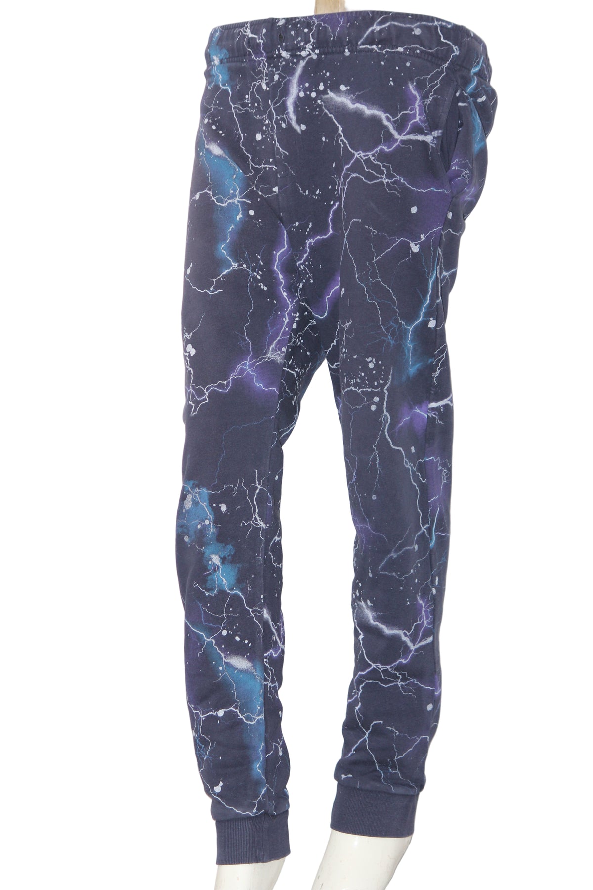 F&F Blue Lightning Printed Trouser – Medium