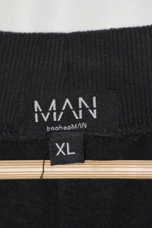 BoohooMAN Black Classic Trouser – Large