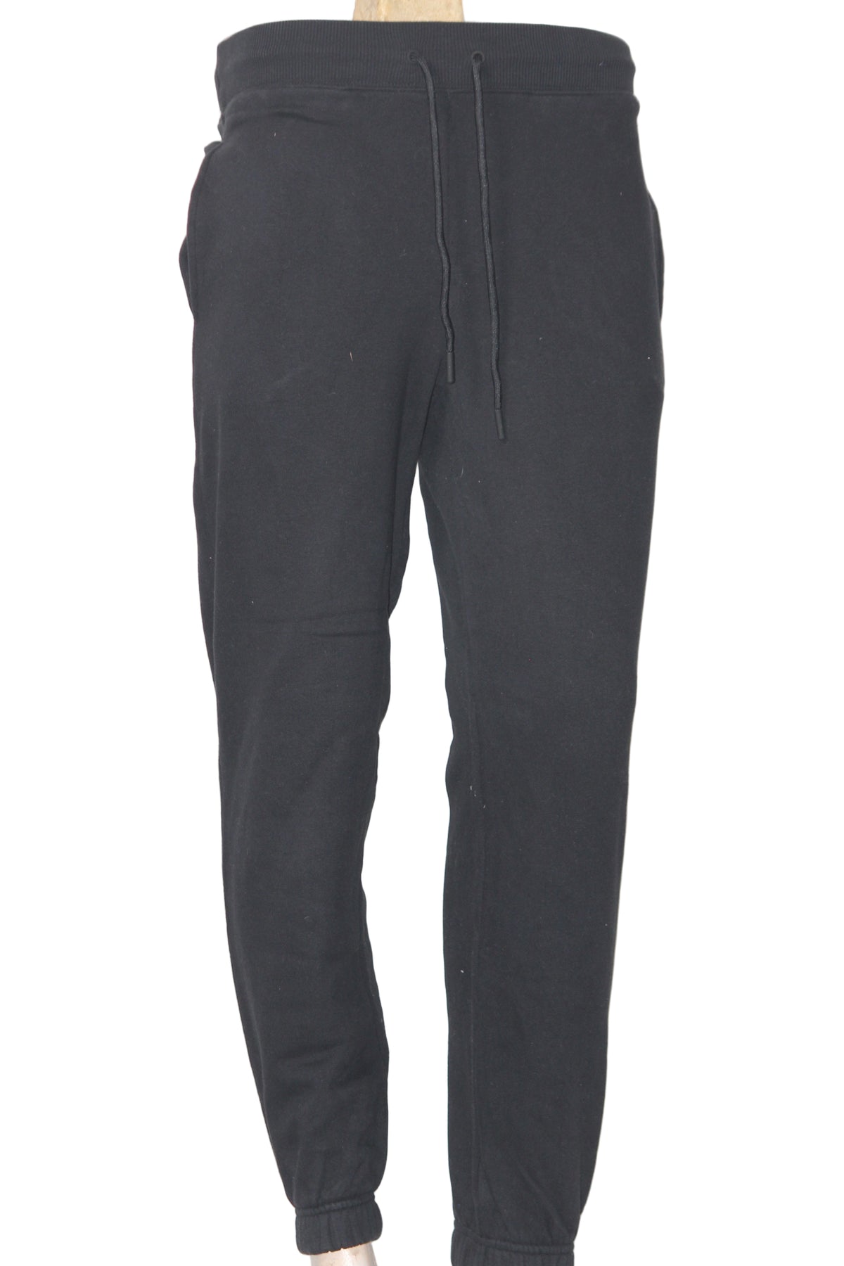 M&S Black Cotton Stretch Trouser – Medium