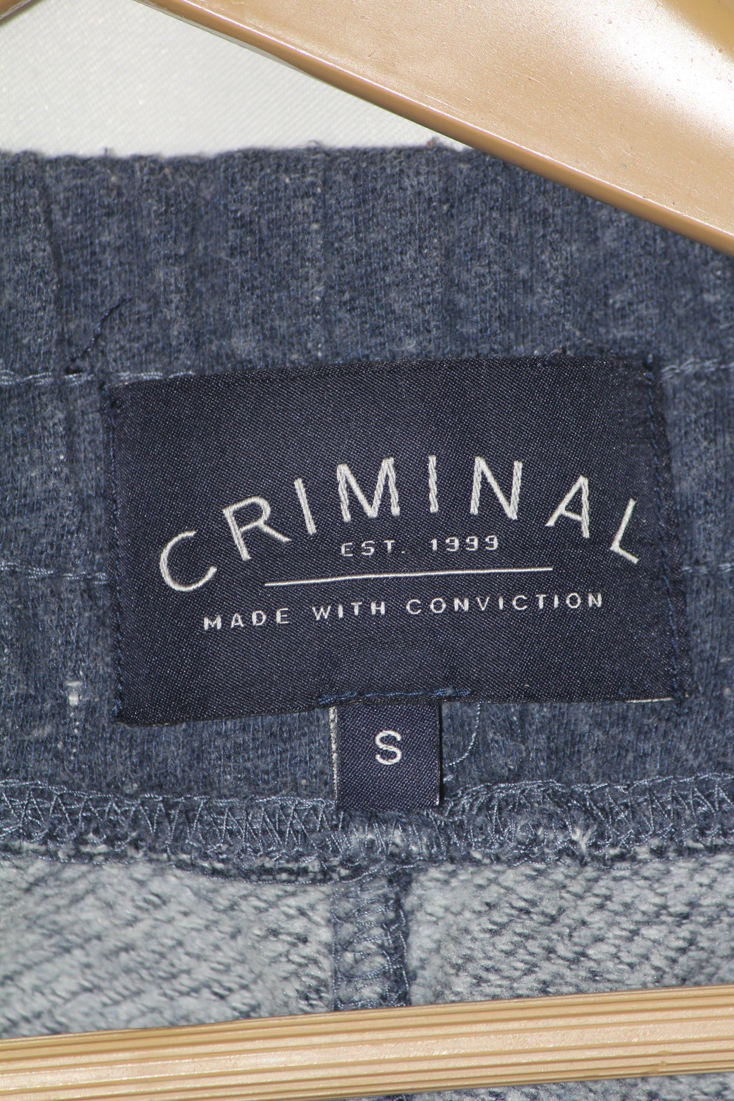 Criminal Blue Casual Trouser – Small