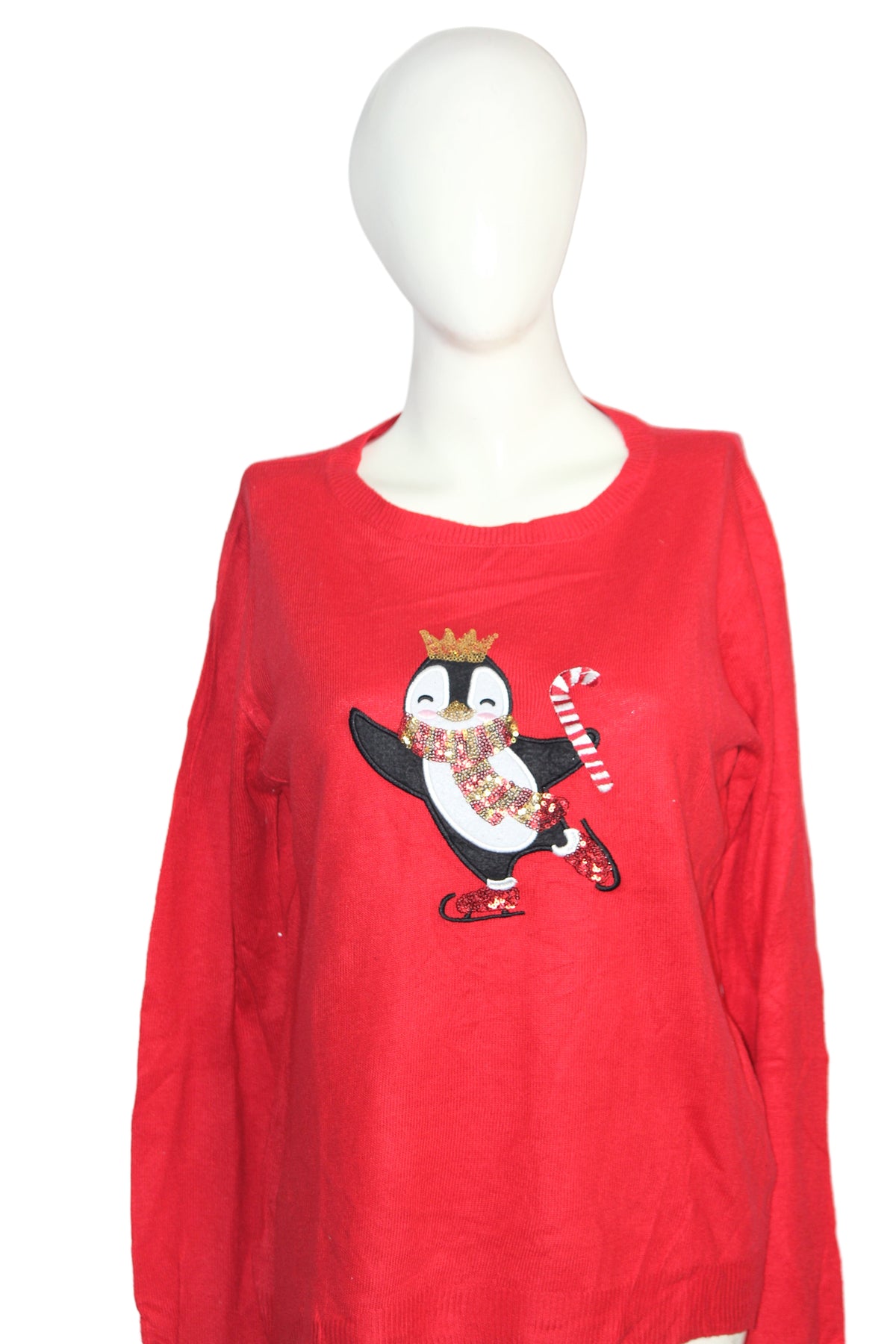 Primark Red Bird Print Sweatshirt – Medium