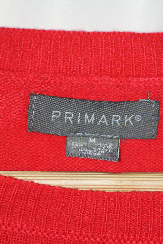 Primark Red Bird Print Sweatshirt – Medium