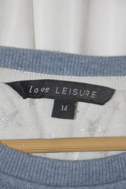 Love Leisure Sky Blue CozyFit Sweatshirt – Medium