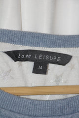 Love Leisure Sky Blue CozyFit Sweatshirt – Medium