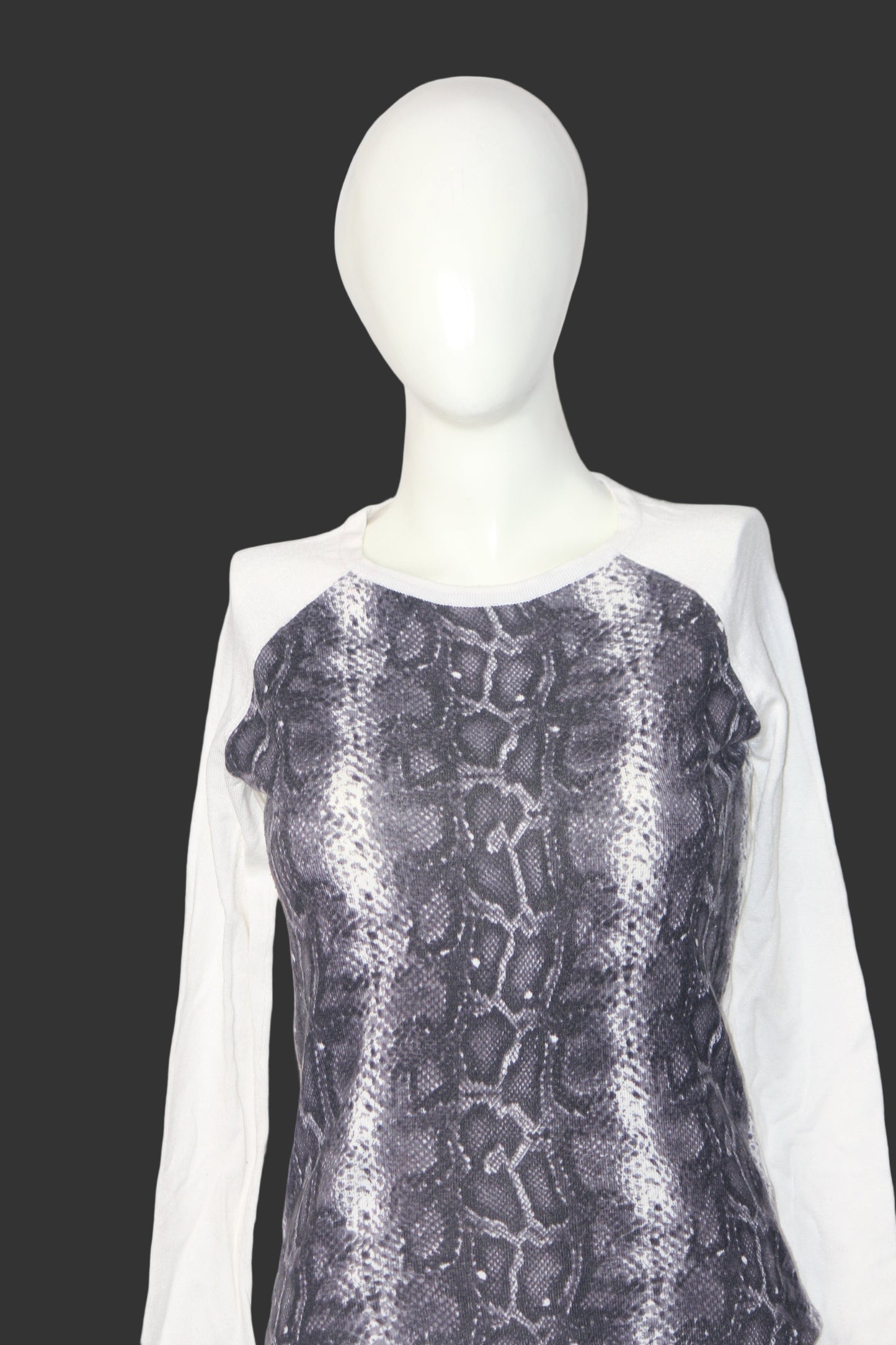Sposa White Snake Shade Graphic Sweatshirt – Small