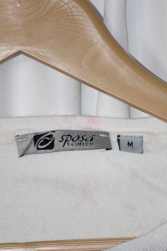 Sposa White Snake Shade Graphic Sweatshirt – Small