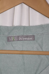 M&S Woman Sea Green Acrylic Sweatshirt – Medium