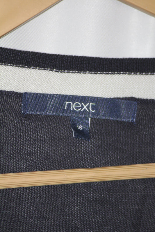 Next Black ViscoseAcrylic Sweatshirt – Medium