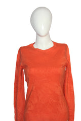 V by Very Orange Acrylic Knit Sweatshirt – Small