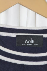 Wallis Navy Blue Soft Viscose Sweatshirt – Medium