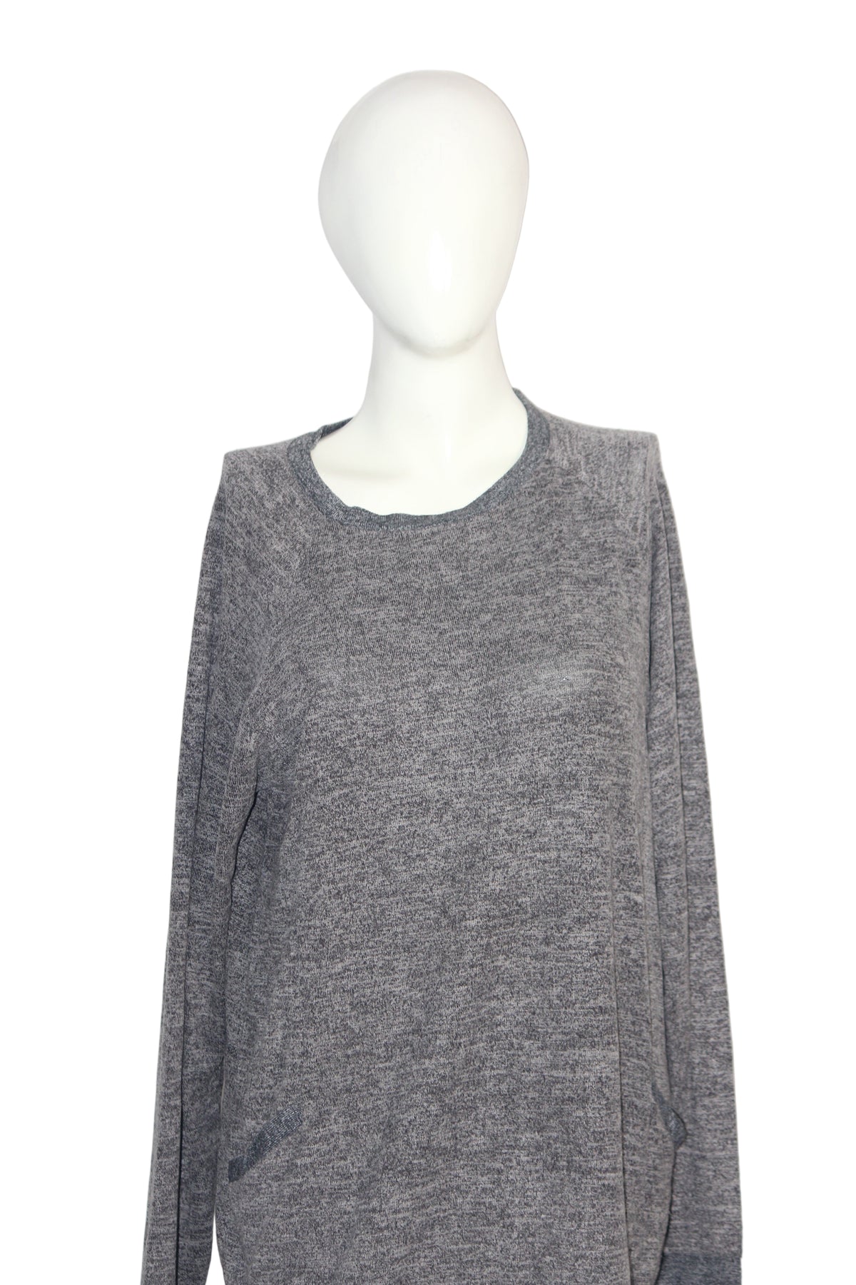 Burkauf Grey CottonBlend Sweatshirt – Medium