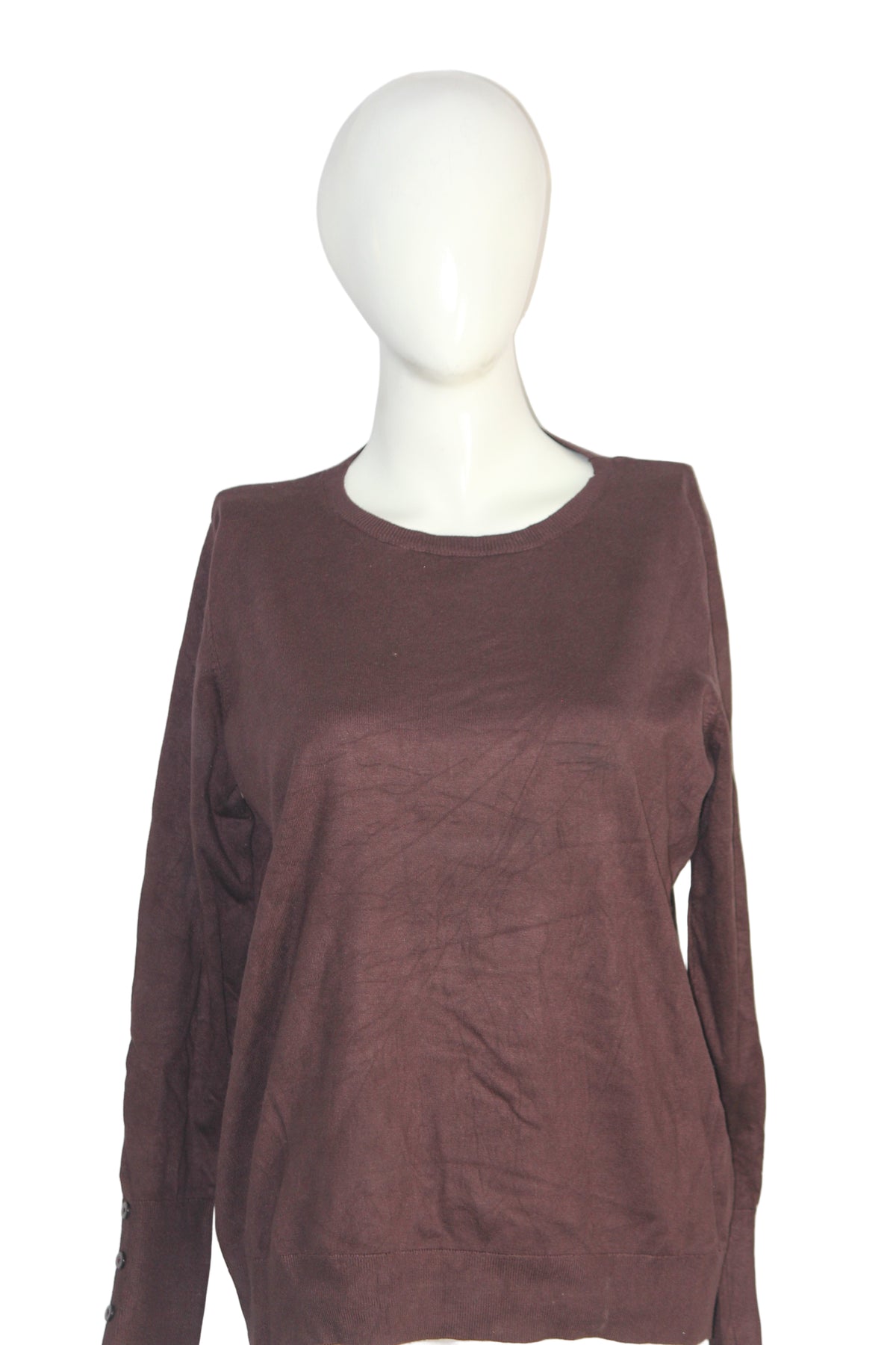 OVS Maroon Classic Winter Sweatshirt – XL