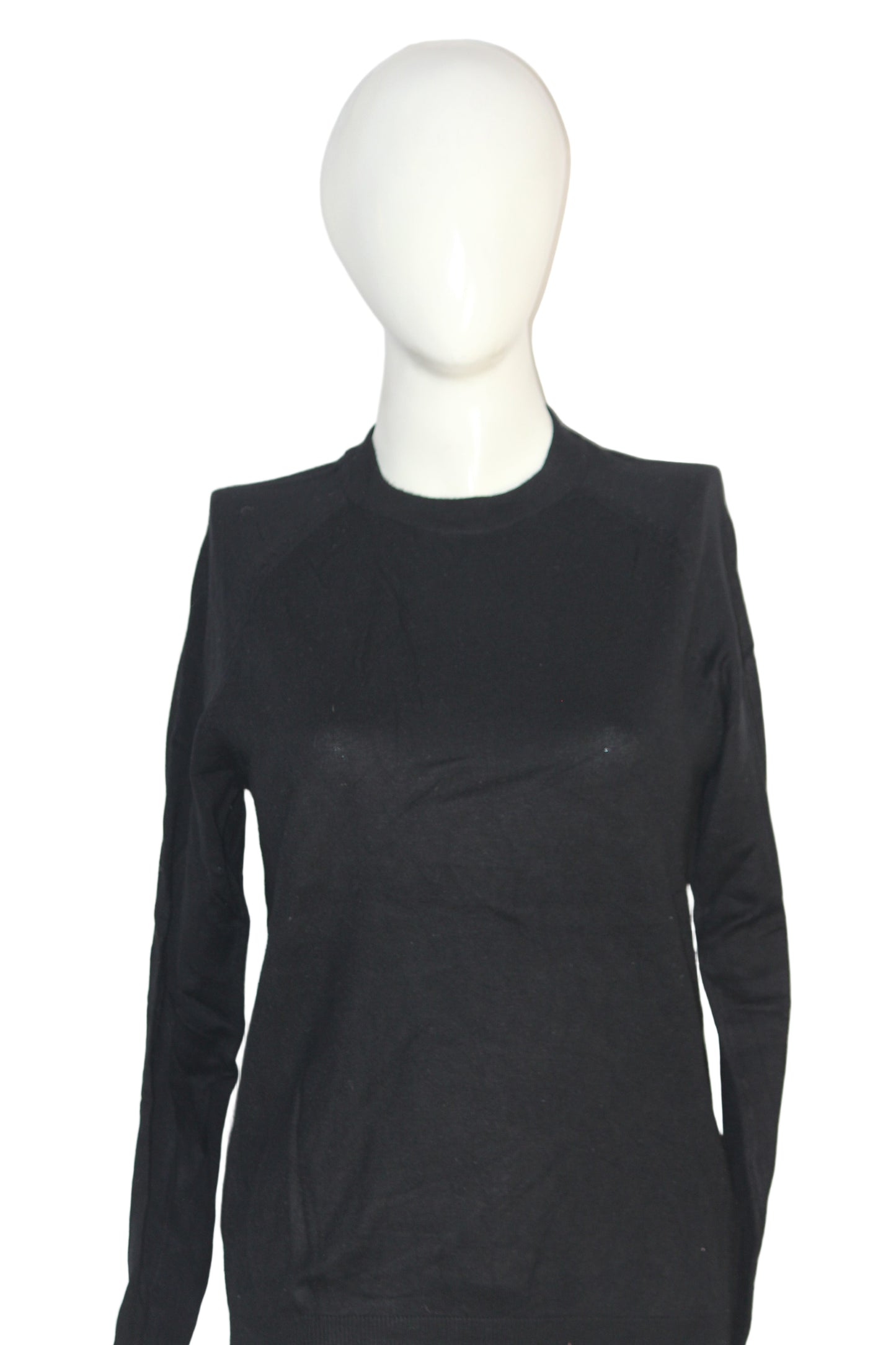 Pull & Bear Black Cotton Sweatshirt – Small