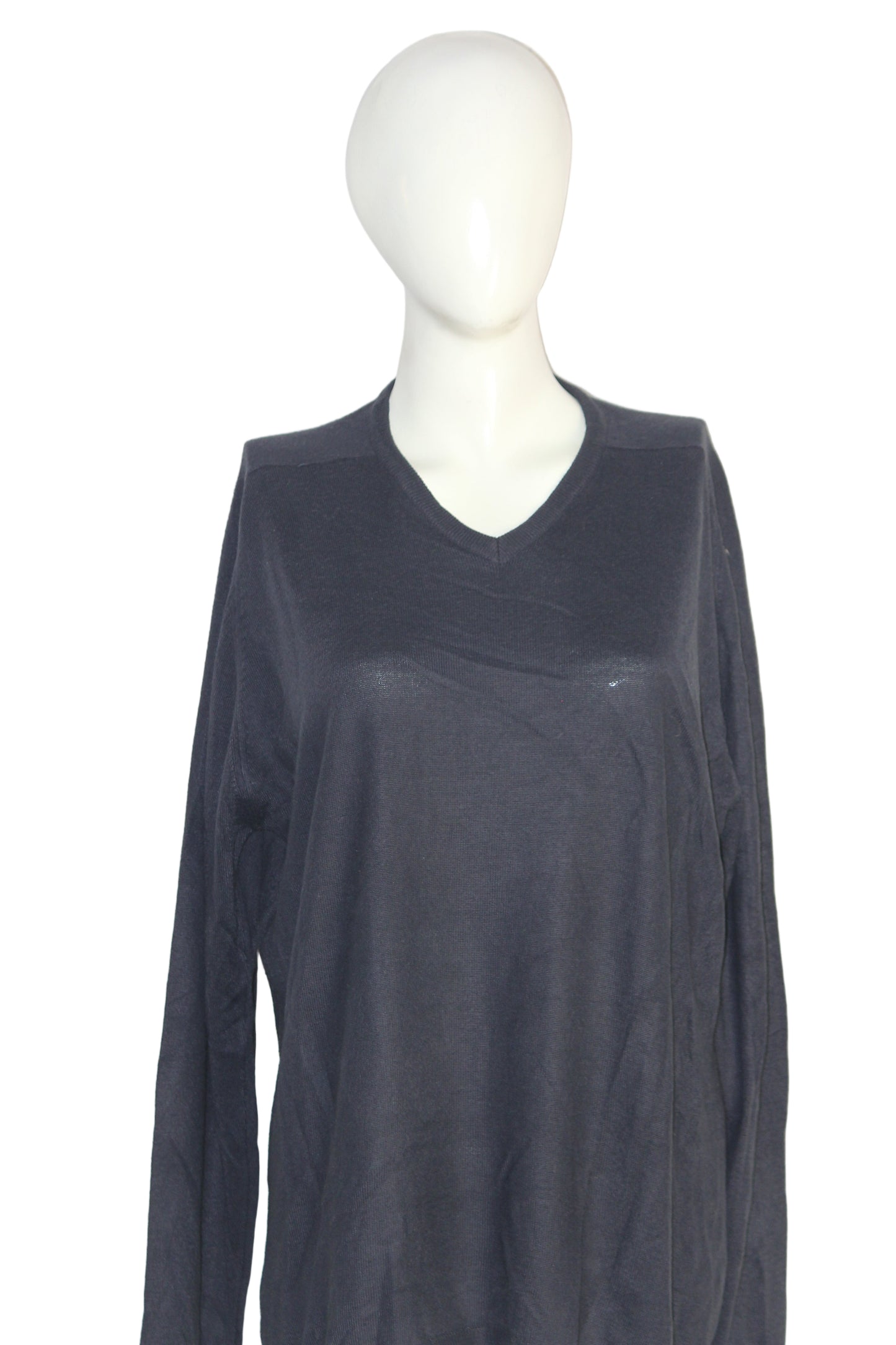 M&S  Navy Blue Knit Sweatshirt – Medium