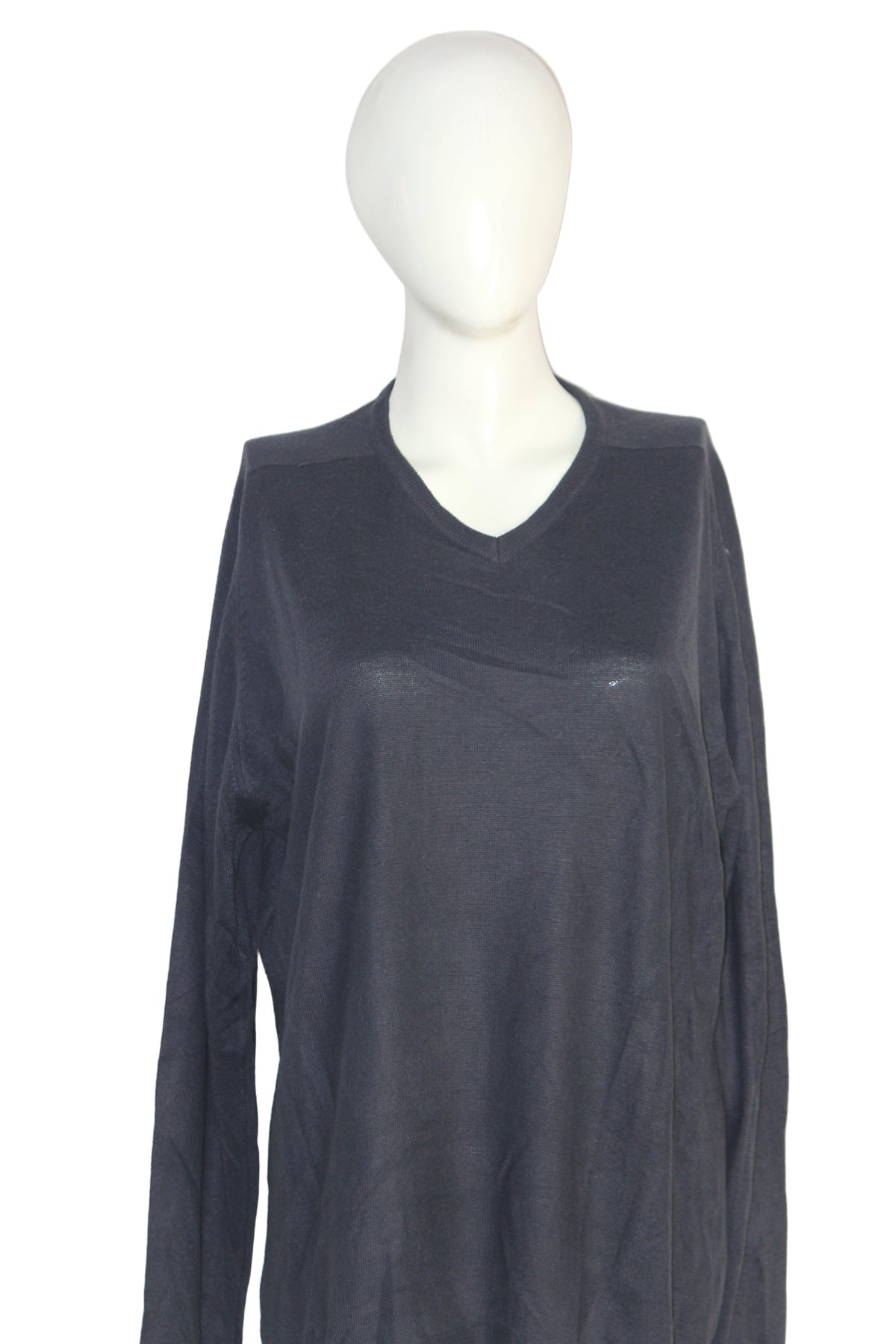 M&S  Navy Blue Knit Sweatshirt – Medium