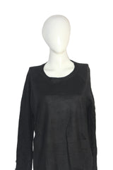 Primark Classic Black Acrylic Knit Sweatshirt – Medium