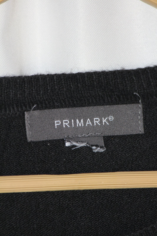 Primark Classic Black Acrylic Knit Sweatshirt – Medium