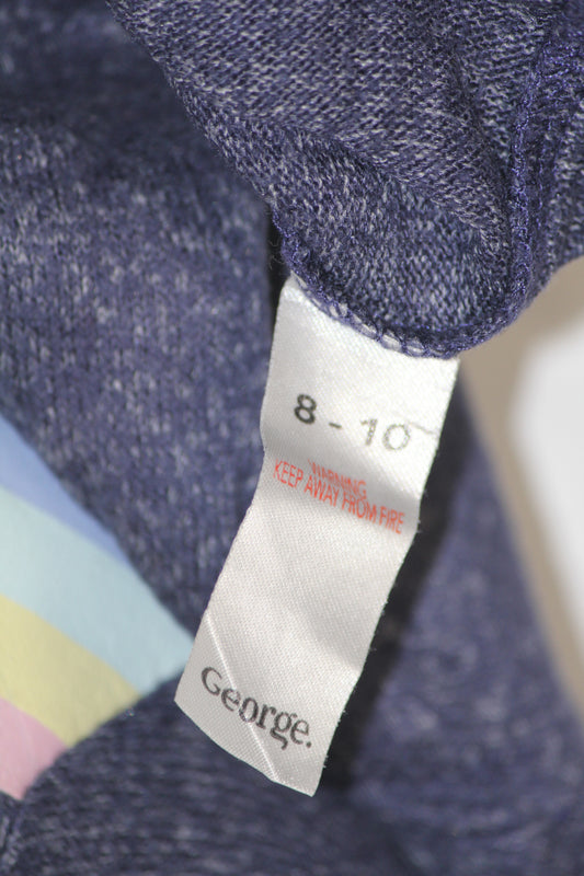 George Soft Blue ViscoseBlend Sweatshirt – Medium