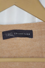 M&S Camel Acrylic SoftKnit Sweatshirt – XL