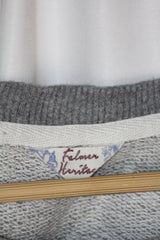 Falmar Heritage Grey Floral Net Sweatshirt – Small