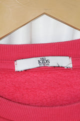 M&S Dark Pink CottonBlend Classic Sweatshirt – Small