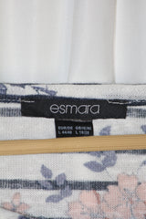 Esmara White Floral SoftTouch Sweatshirt – Large