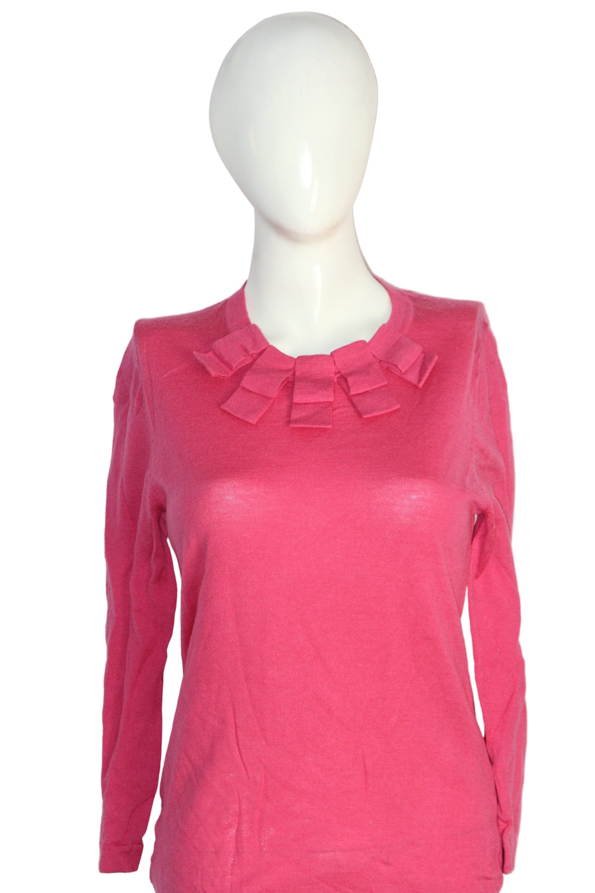 Boden Pure Wool Pink Winter Knit Sweatshirt – Medium