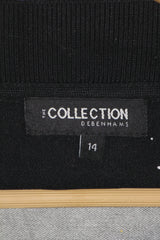 Debenhams Black & White Stripe Classic Sweatshirt – Medium