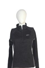 Trek Mates Black Zipper-Neck Performance Sweatshirt – Large